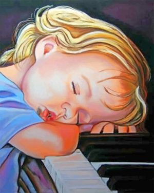 Sleepy Kid paint by numbers