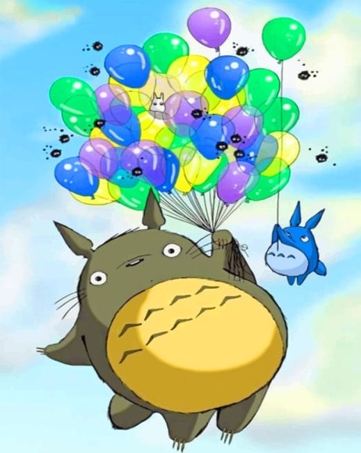 Totoro Studio Ghibli Paint By Numbers
