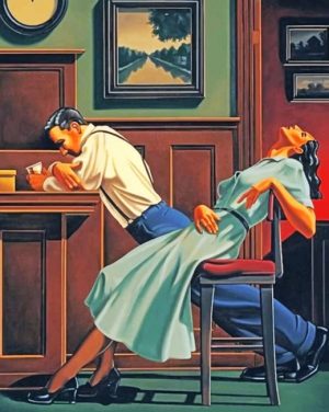 Vintage Couple Paint By Numbers