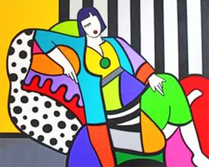 Woman Pop Art Paint By Numbers