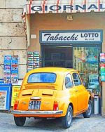 Antique Yellow Car Paint By Numbers