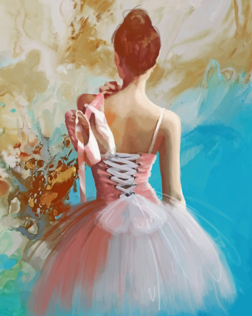 Ballerina Girl Paint By Numbers