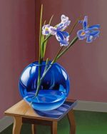Irises Vase Paint By Numbers