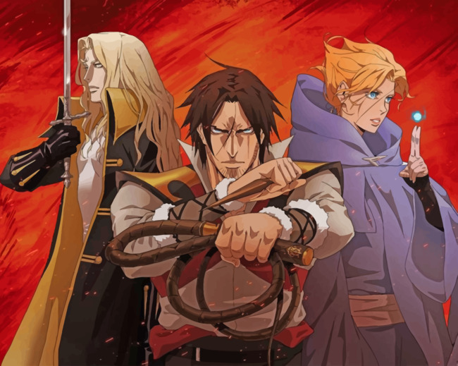 Castlevania Anime Paint By Numbers