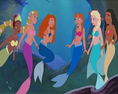 Disney Mermaids Paint By Numbers