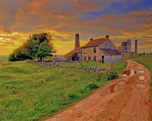 Farmland House Paint By Numbers