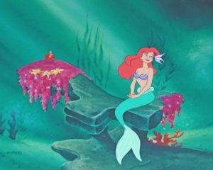 Mermaid Ariel paint by number