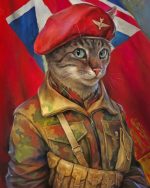 Military Cat Paint By Numbers