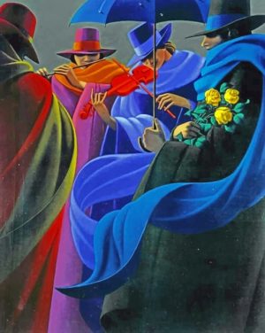 Musicians Claude Theberge Paint By Numbers