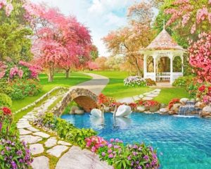 Spring Garden Paint By Numbers