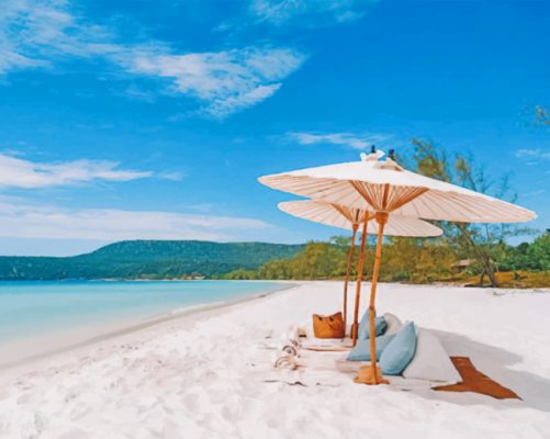 Summer Beach Paint By Numbers