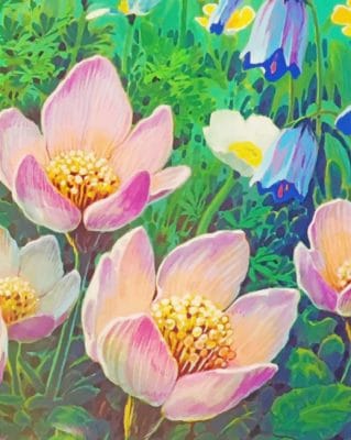 Lotus Flowers Paint By Numbers