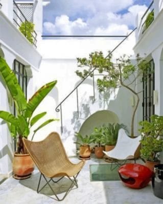 Tropical House Garden Paint By Numbers