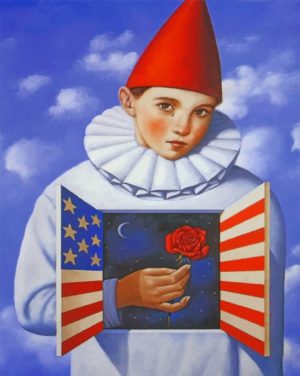 American Sad Clown paint by numbers