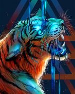 Bengal Tiger Paint by numbers