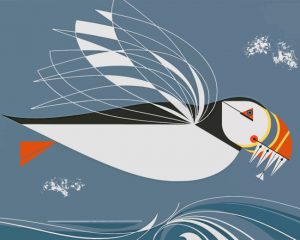 Charley Harper Puffin Paint By Numbers