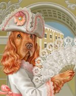 Victorian Dog Paint By Numbers