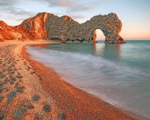 durdle door Beach paint by number