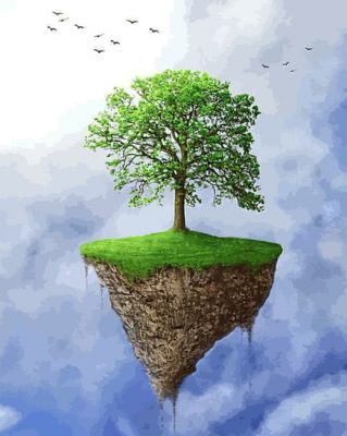 Floating Tree Paint By Numbers
