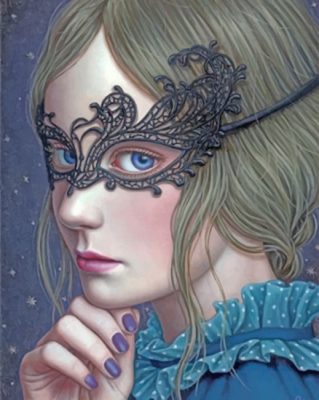 Masked Girl Paint By Numbers