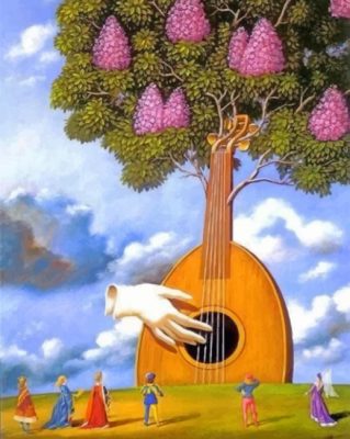 Musician Tree Paint By Numbers