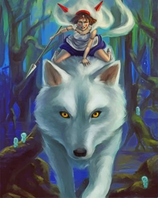 Princess Mononoke Paint By Numbers