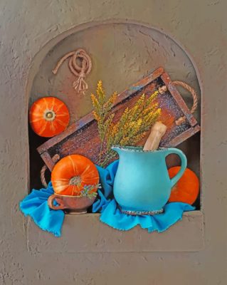Still Life Pumpkins Paint By Numbers
