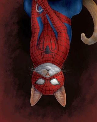 Spider Cat Paint By Numbers