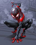 Spider Man Miles Morales Paint By Numbers