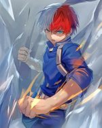 Todoroki My Hero Academia Paint By Numbers