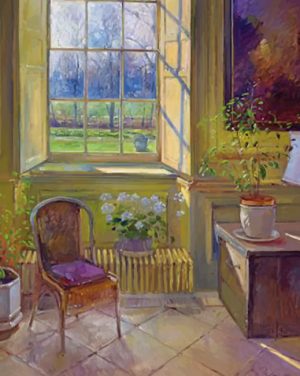 Spring Light and The Tangerine Trees Paint By Numbers