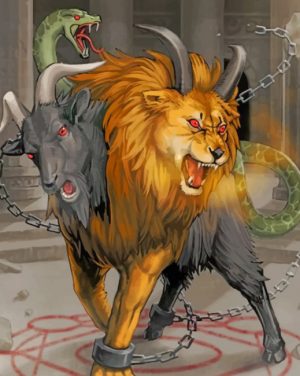 Mad Chimera paint by numbers