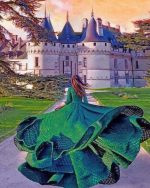 Woman In Chaumont Castle Paint By Numbers