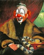 Clown With Snake paint by numbers