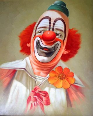 Clown paint by number