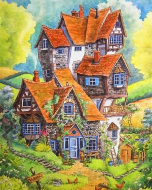 Countryside House Paint By Numbers