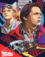 Dr Emmett Brown And Marty McFly Paint By Numbers