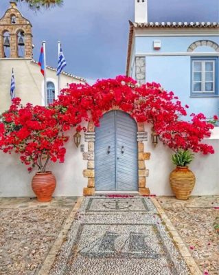 La Casa De Flores Paint by numbers