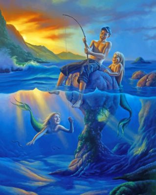 Playing With Merlaid Paint by numbers