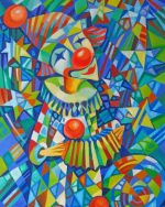 Colorful Clown Paint By Numbers
