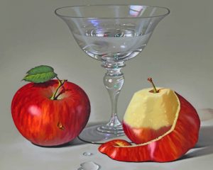 Aesthetic Red Apples PPaint by numbers