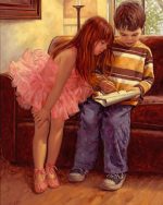 Adorable Siblings Paint By Numbers