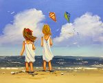 Sisters In The Beach Paint By Numbers