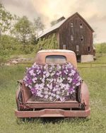 Petunia Truck Paint By Numbers