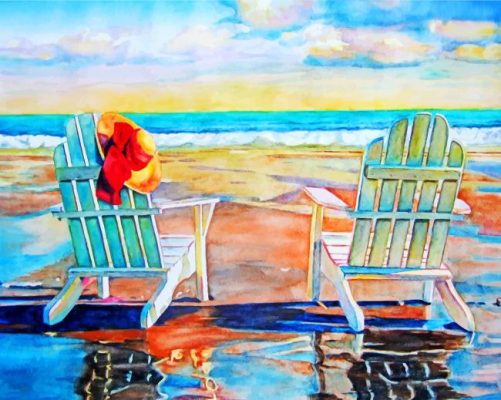 Beach Chairs Paint By Numbers