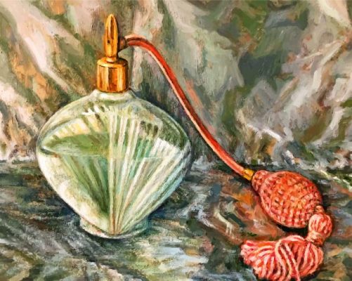 Vintage Perfume Bottle Paint By Numbers
