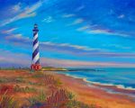 cape hatteras lighthouse paint by number