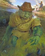 Explorer Crocodile Paint By Numbers