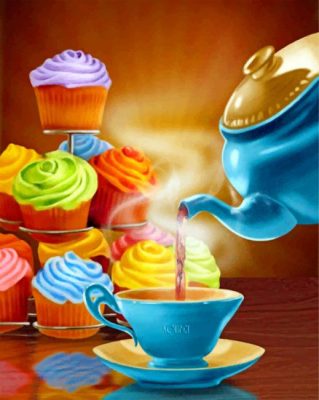 Tea Time Paint By Numbers