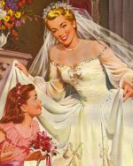 Vintage Bride Paint By Numbers